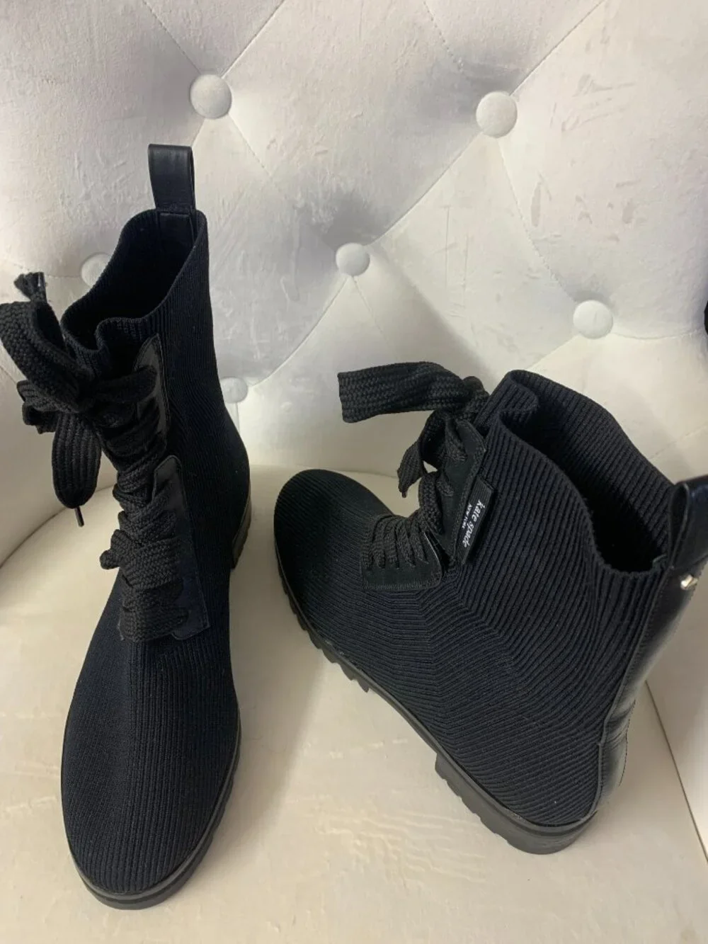 Kate Spade New York Merigue Women's Black Boots SZ 8